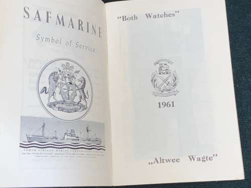 BOTH WATCHES ALTWEE WAGTE 1961 SAFMARINE