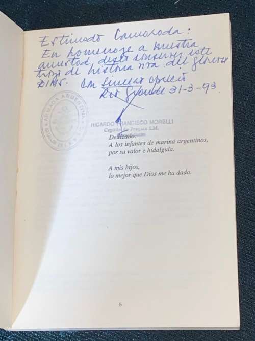 BATALLON 5 EMILIO VILLARINO SCARCE TITLE