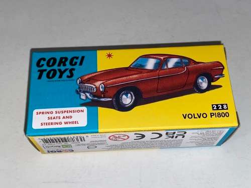 CORGI FORD VOLVO P1800 RE ISSUE