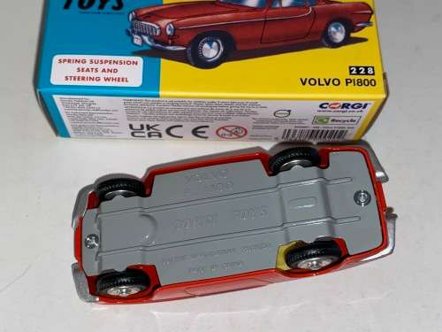 CORGI FORD VOLVO P1800 RE ISSUE