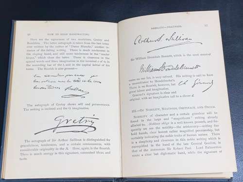 HOW TO READ CHARACTER IN HANDWRITING BY HENRY FRITH CIRCA 1890