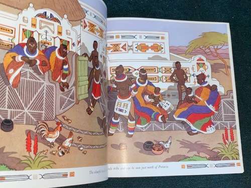 NATIVE LIFE IN SOUTH AFRICA VINTAGE TOURISM BOOKLET BY SATOUR