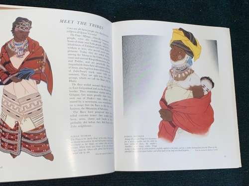 NATIVE LIFE IN SOUTH AFRICA VINTAGE TOURISM BOOKLET BY SATOUR