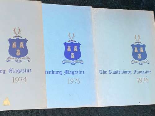 THE RUSTENBURG GIRLS HIGH SCHOOL MAGAZINES 1974/75/76