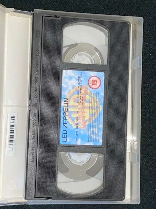 LED ZEPPELIN THE SONG REMAINS THE SAM IN CONCERT AND BEYOND VHS