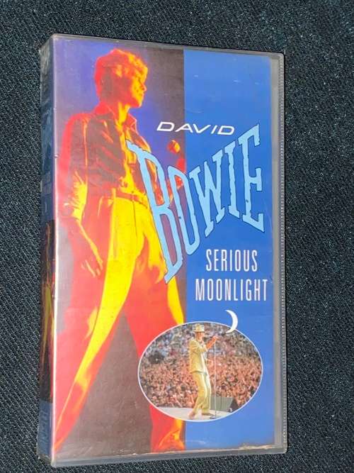DAVID BOWIE SERIOUS MOONLIGHT VHS
