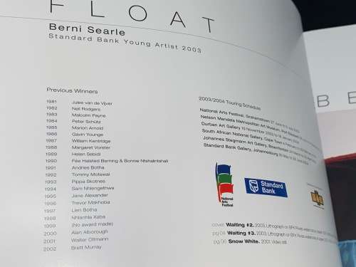 FLOAT BY BERNI SEARLE STANDARD BANK YOUNG ARTIST 2003