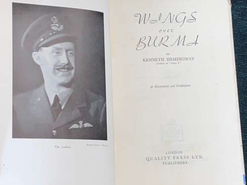 WINGS OVER BURMA BY KENNETH HEMINGWAY 1944