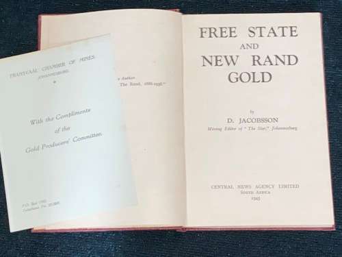 FREE STATE AND NEW RAND GOLD BY D. JACOBSSON 1945