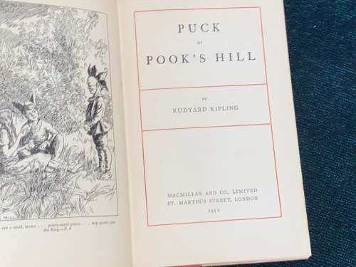 PUCK OF POOK`S HILL BY RUDYARD KIPLING 1951
