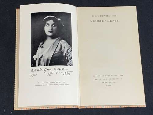 MUSICI EN MENSE DEUR C.G.S. DE VILLIERS - SIGNED