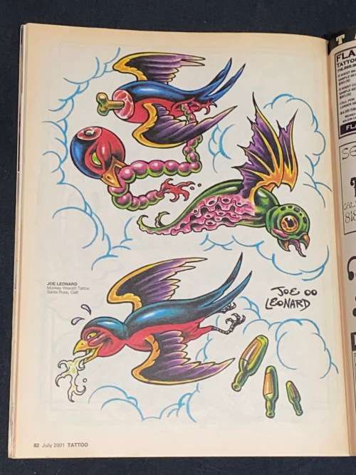 TATTOO MAGAZINE JULY 2001
