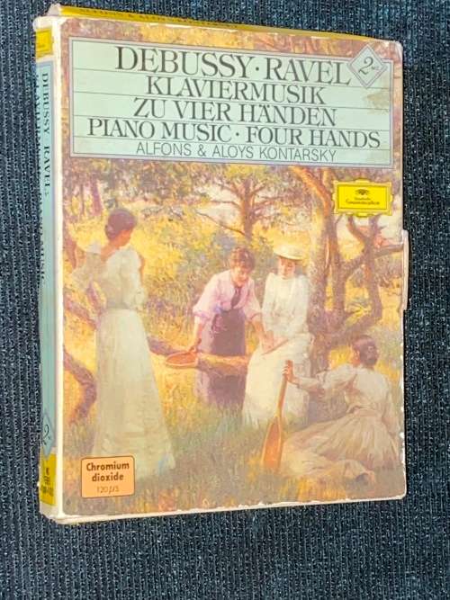 DEBUSSY - RAVEL KLAVIERMUSIK DOUBLE CASSETTE TAPE