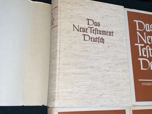 DAS NEUE TESTAMENT DEUTSCH VANDENHOECK & RUPRECHT IN GOTTINGEN 4 VOLUMES