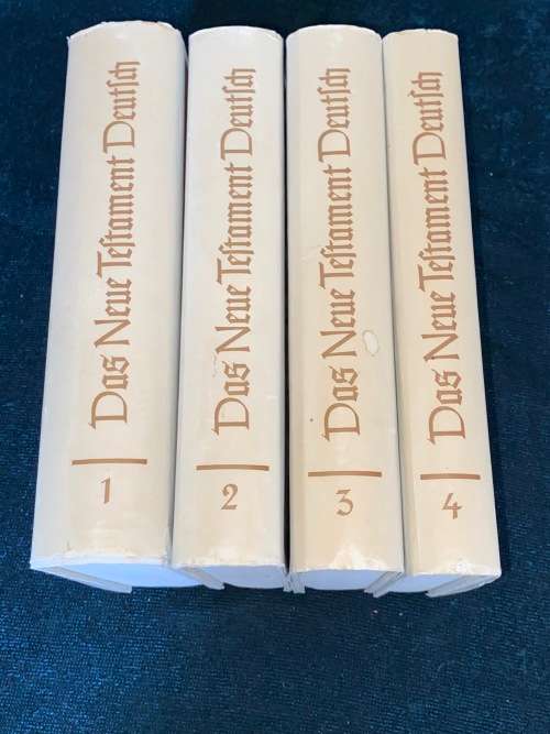 DAS NEUE TESTAMENT DEUTSCH VANDENHOECK & RUPRECHT IN GOTTINGEN 4 VOLUMES