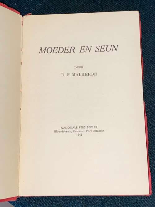 MOEDER EN SEUN DEUR D.F. MALHERBE 1944