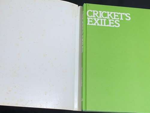 CRICKET`S EXILES BY BRIAN CROWLEY