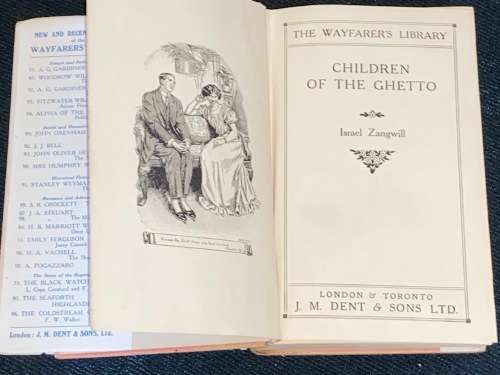 CHILDREN OF THE GHETTO BY ISRAEL ZANGWILL