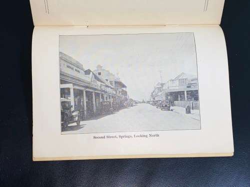 SPRINGS BROCHURE AND COMPREHENSIVE DIRECTORY OF CHURCHES, COMMERCE, EDUCATION, MINES DECEMBER 1933