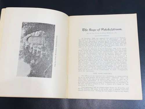 THE SIEGE OF POTCHEFSTROOM A MILITARY EPISODE OF THE 1880-1881 WAR SCARCE BOOKLET