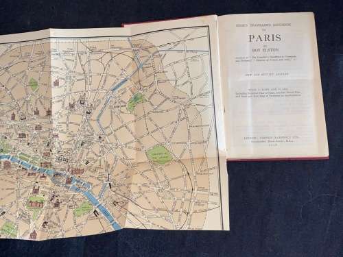 COOK`S TRAVELLER`S HANDBOOK TO PARIS BY ROY ELSTON 1938
