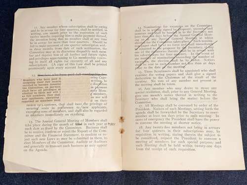 LAWS OF THE CAPE TOWN HEBREW CONGREGATION  1926