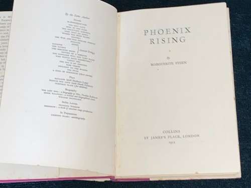 PHOENIX RISING BY MARGUERITE STEEN