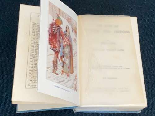 THE BOOK OF SAINTS AND HEROES BY MRS. LANG 1930
