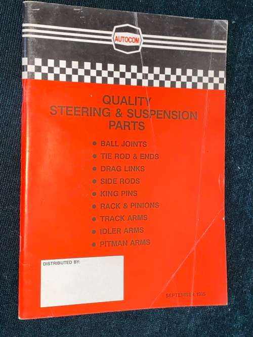 AUTOCOM QUALITY STEERING & SUSPENSION PARTS CATALOGUE SEPT 1985