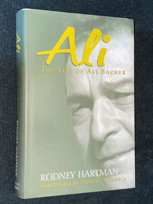 ALI THE LIFE OF ALI BACHER BY RODNEY HARTMAN SIGNED
