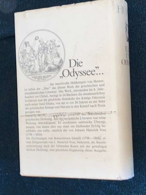 HOMER ILIAS UND ODYSSEE DEUTSCH VON JOHANN HEINRICH VOSS