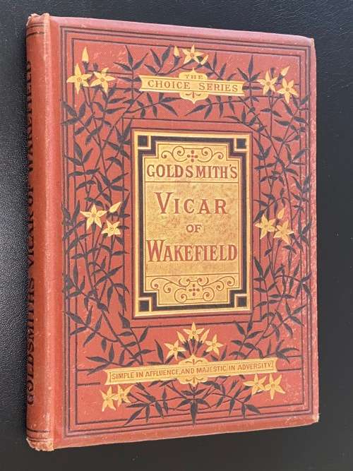 THE VICAR OF WAKEFIELD A TALE BY OLIVER GOLDSMITH 1882