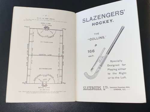 HOCKEY A CONCISE AND INSTRUCTIVE TREATISE ON THE THEORY AND PRACTICE OF THE GAME - SLAZENGER SERIES