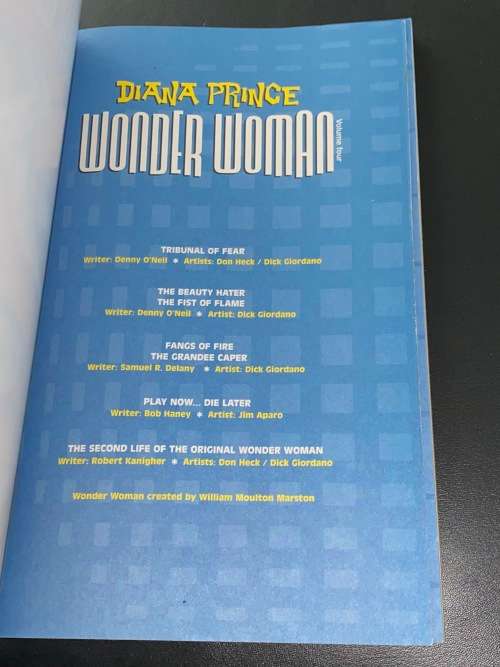WONDER WOMAN BY DIANA PRINCE DC COMICS