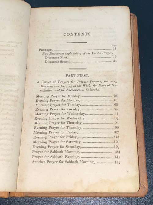 THE MORNING AND EVENING SACRIFICE OR PRAYERS FOR PRIVATE PERSONS AND FAMILIES 1823