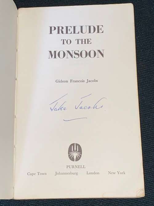 PRELUDE TO THE MONSOON BY G.F. JACOBS SIGNED