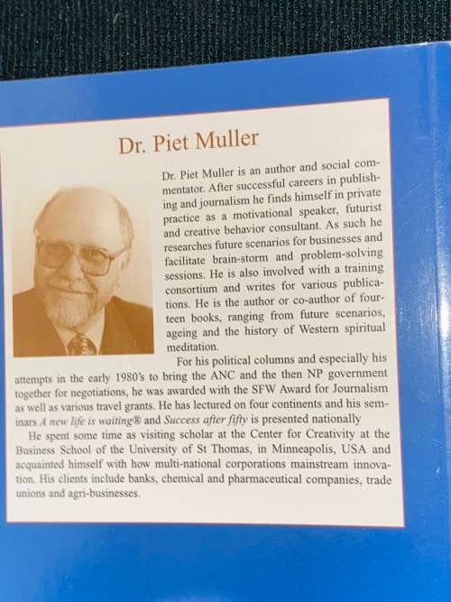 TOMORROW IS A NEW BALL GAME VISIONS OF THE FUTURE BY DR. PIET MULLER