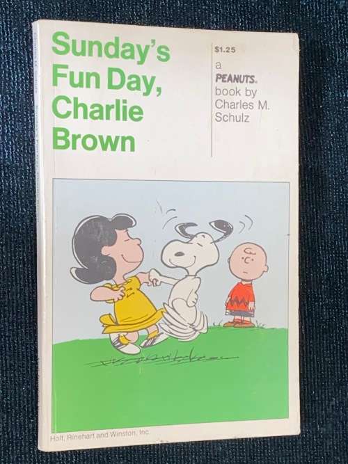 SUNDAY`S FUNDAY, CHARLIE BROWN A PEANUTS BOOK BY CHARLES M. SCHULZ