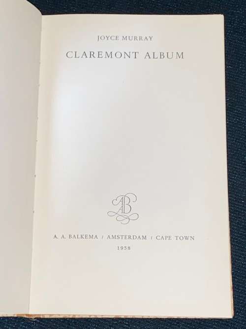 CLAREMONT ALBUM BY JOYCE MURRAY
