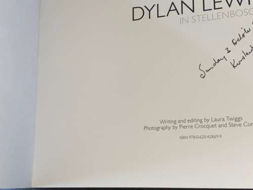 DYLAN LEWIS IN STELLENBOSCH