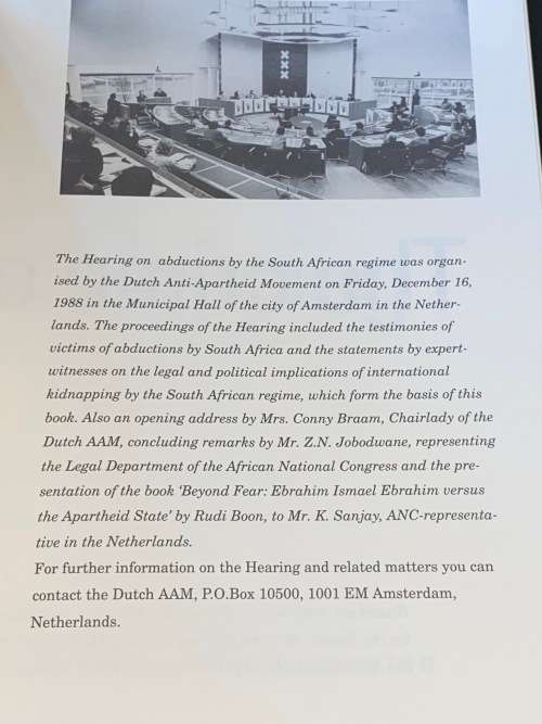 THE CRIME OF KIDNAPPING ABDUCTIONS BY SOUTH AFRICA FROM THE FRONTLINE STATES