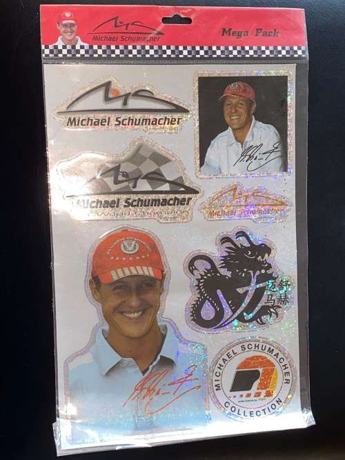 MICHAEL SCHUMACHER MEGA PACK STICKERS