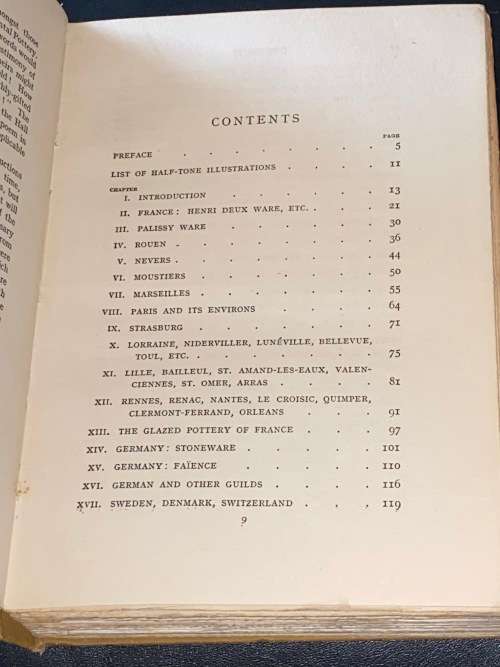 THE A.B.C. OF COLLECTING OLD CONTINENTAL POTTERY BY J.F. BLACKER