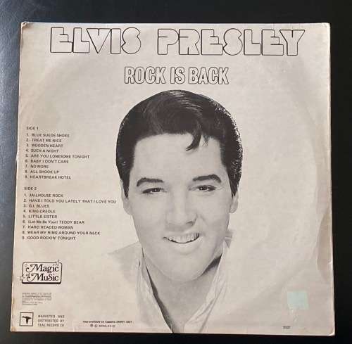 ELVIS PRESLEY ROCK IS BACK LP MMT 1021