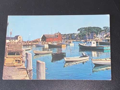 VINTAGE ROCKPORT MASS. USA POSTCARD