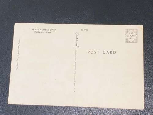 VINTAGE ROCKPORT MASS. USA POSTCARD