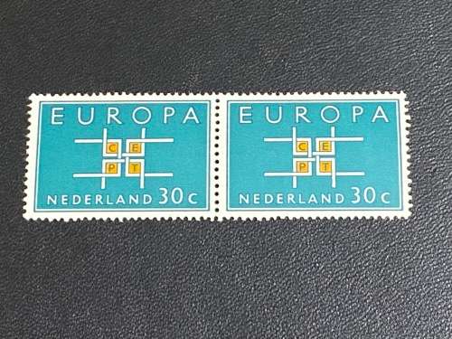 NEDERLAND 1963 CEPT EUROPA 30C PAIR MNH