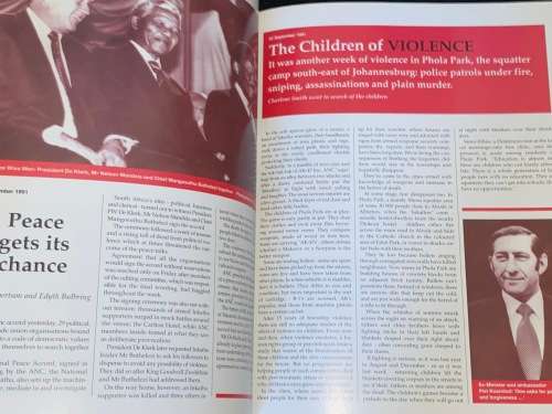 SUNDAY TIMES THE MIRACLE OF A FREED NATION SOUTH AFRICA 1990-1994
