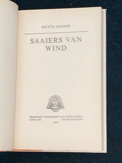 SAAIERS VAN WIND DEUR HETTA HAGER