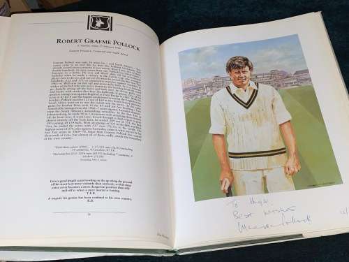 THE LORD`S TAVERNERS FIFTY GREATEST POST-WAR FROM AROUND THE WORLD SIGNED BY 2 PLAYERS